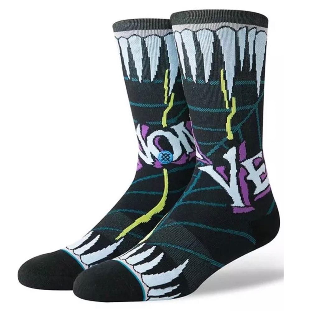 Stance x Marvel VENOM Men’s Socks MEDIUM NEW M